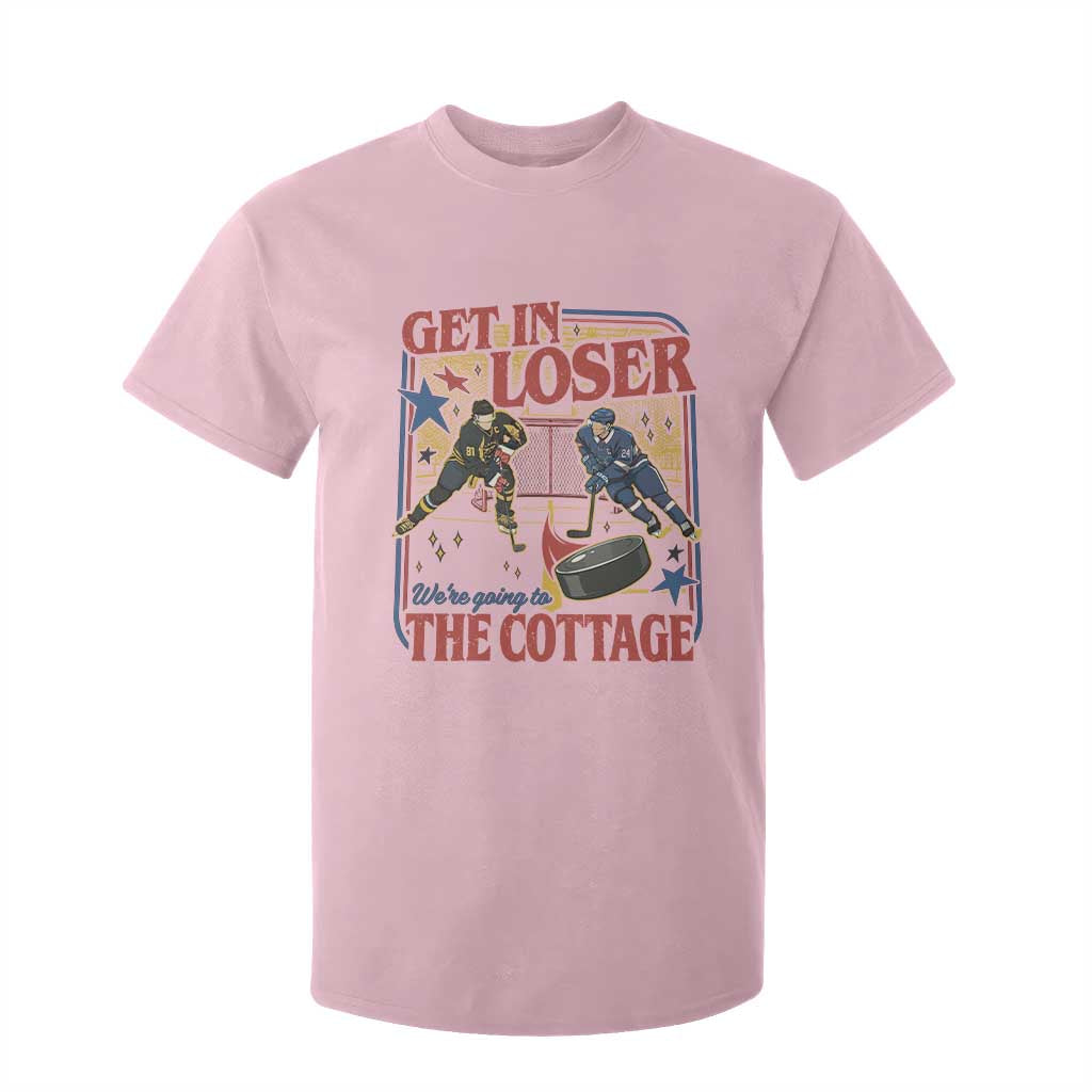 Get In Loser We’re Going To The Cottage T Shirt For Kid Hockey Romance LGBT Retro Summer Road Trip TS02 Light Pink Print Your Wear