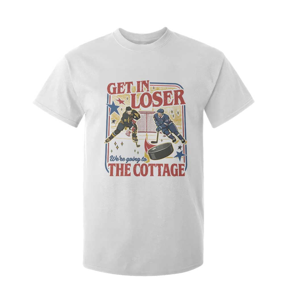 Get In Loser We’re Going To The Cottage T Shirt For Kid Hockey Romance LGBT Retro Summer Road Trip TS02 White Print Your Wear