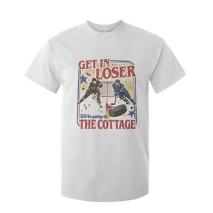 Get In Loser We’re Going To The Cottage T Shirt For Kid Hockey Romance LGBT Retro Summer Road Trip TS02 White Print Your Wear