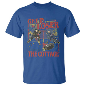 Get In Loser We’re Going To The Cottage T Shirt Hockey Romance LGBT Retro Summer Road Trip TS02 Royal Blue Print Your Wear