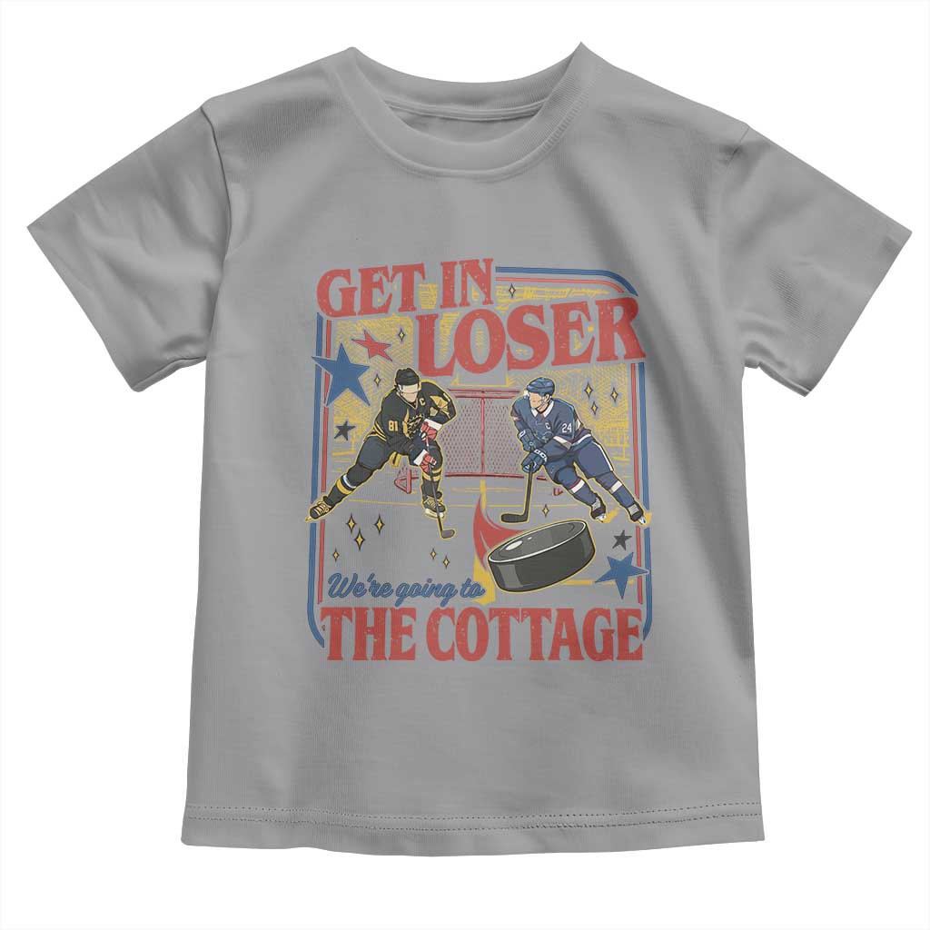 Get In Loser We’re Going To The Cottage Toddler T Shirt Hockey Romance LGBT Retro Summer Road Trip TS02 Sport Gray Print Your Wear