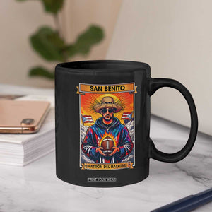 Funny San Benito Patron del Halftime Coffee Mug Bowl 2026 Puerto Rican Football Music Fan TS02 Print Your Wear