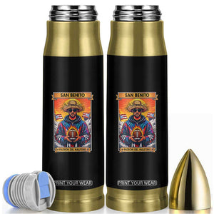 Funny San Benito Patron del Halftime Bullet Tumbler Bowl 2026 Puerto Rican Football Music Fan TS02 Black Print Your Wear