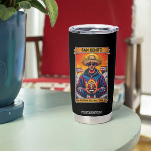 Funny San Benito Patron del Halftime Tumbler Cup Bowl 2026 Puerto Rican Football Music Fan TS02 Print Your Wear
