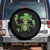 Funny St. Patricks Day Drinking Skeleton Spare Tire Cover for Beer Lover Alcoholic TS02 No hole Black Print Your Wear
