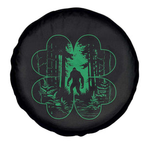 Funny St Patricks Day Bigfoot Spare Tire Cover Sasquatch Shamrock Paddys Irish TS02 Print Your Wear
