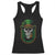 Irish Skull Racerback Tank Top Slainte Cheers Funny St. Patricks Day Drinking Lover TS02 Black Print Your Wear
