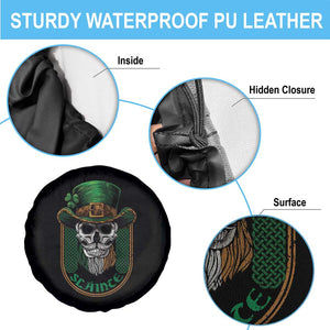 Irish Skull Spare Tire Cover Slainte Cheers Funny St. Patricks Day Drinking Lover TS02 Print Your Wear