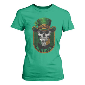 Irish Skull T Shirt For Women Slainte Cheers Funny St. Patricks Day Drinking Lover TS02 Irish Green Print Your Wear