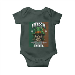 Irish Skull Baby Onesie Irish To The Born TS02 Print Your Wear