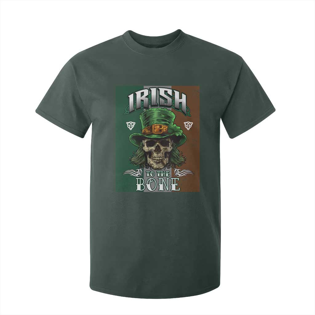 Irish Skull T Shirt For Kid Irish To The Born TS02 Dark Forest Green Print Your Wear