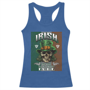 Irish Skull Racerback Tank Top Irish To The Born TS02 Royal Blue Print Your Wear
