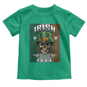 Irish Skull Toddler T Shirt Irish To The Born TS02 Irish Green Print Your Wear