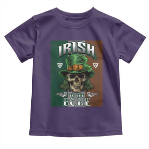 Irish Skull Toddler T Shirt Irish To The Born TS02 Purple Print Your Wear