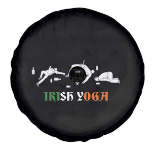 Funny St Patricks Day Drinking Spare Tire Cover Irish Yoga Drunk Poses TS02 Print Your Wear