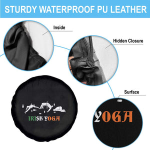 Funny St Patricks Day Drinking Spare Tire Cover Irish Yoga Drunk Poses TS02 Print Your Wear
