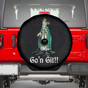 Funny St Patricks Day Spare Tire Cover Go'n Git Snakes TS02 Black Print Your Wear