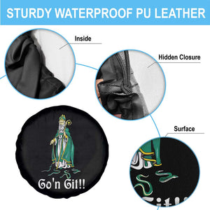 Funny St Patricks Day Spare Tire Cover Go'n Git Snakes TS02 Print Your Wear
