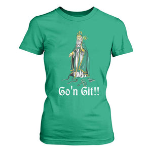 Funny St Patricks Day T Shirt For Women Go'n Git Snakes TS02 Irish Green Print Your Wear