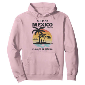 Gulf of Mexico Forever Since 1550 Hoodie Golfo De Mexico Para Siempre Retro Beach TS02 Light Pink Print Your Wear