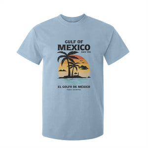 Gulf of Mexico Forever Since 1550 T Shirt For Kid Golfo De Mexico Para Siempre Retro Beach TS02 Light Blue Print Your Wear