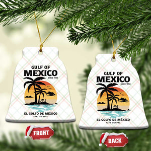 Gulf of Mexico Forever Since 1550 Ceramic Ornament Golfo De Mexico Para Siempre Retro Beach TS02 Print Your Wear