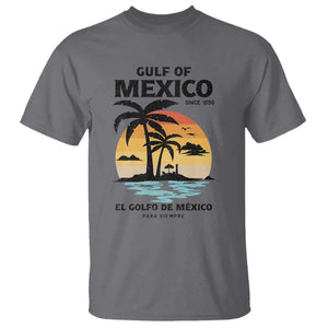 Gulf of Mexico Forever Since 1550 T Shirt Golfo De Mexico Para Siempre Retro Beach TS02 Charcoal Print Your Wear