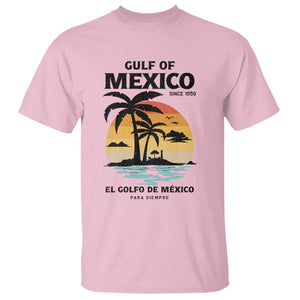 Gulf of Mexico Forever Since 1550 T Shirt Golfo De Mexico Para Siempre Retro Beach TS02 Light Pink Print Your Wear