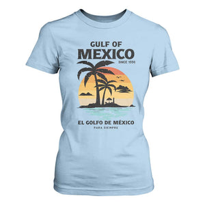 Gulf of Mexico Forever Since 1550 T Shirt For Women Golfo De Mexico Para Siempre Retro Beach TS02 Light Blue Print Your Wear