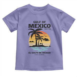 Gulf of Mexico Forever Since 1550 Toddler T Shirt Golfo De Mexico Para Siempre Retro Beach TS02 Violet Print Your Wear