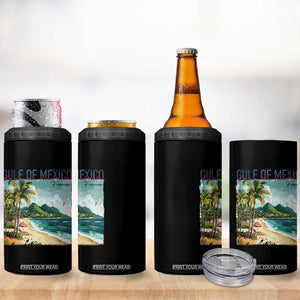 Gulf of Mexico Forever 4 in 1 Can Cooler Tumbler Retro Beach TS02 Print Your Wear