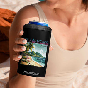 Gulf of Mexico Forever 4 in 1 Can Cooler Tumbler Retro Beach TS02 Print Your Wear
