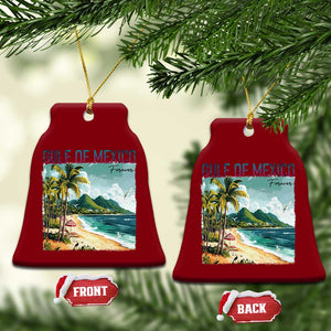 Gulf of Mexico Forever Ceramic Ornament Retro Beach TS02 Print Your Wear