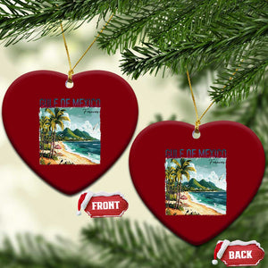 Gulf of Mexico Forever Ceramic Ornament Retro Beach TS02 Print Your Wear