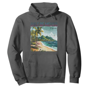 Gulf of Mexico Forever Hoodie Retro Beach TS02 Dark Heather Print Your Wear