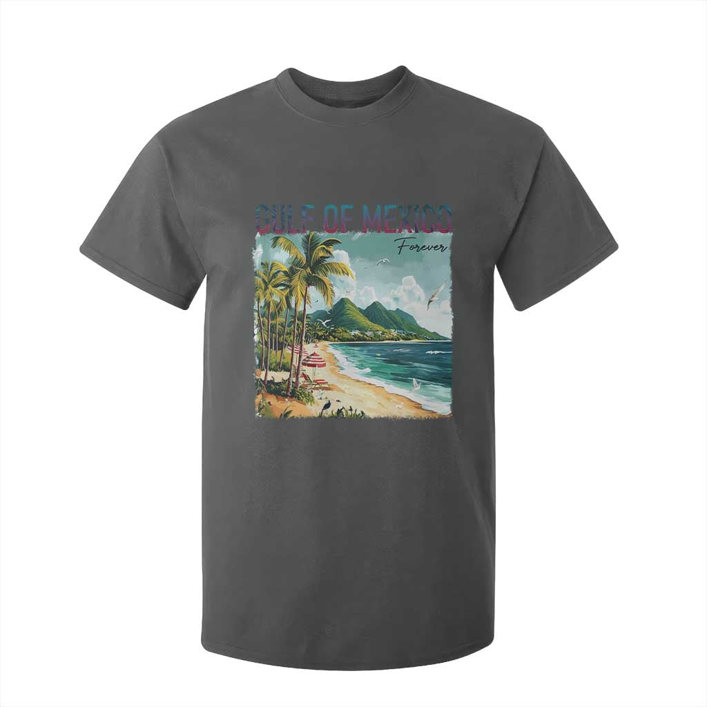 Gulf of Mexico Forever T Shirt For Kid Retro Beach TS02 Dark Heather Print Your Wear