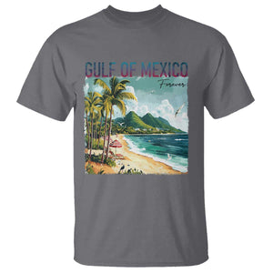 Gulf of Mexico Forever T Shirt Retro Beach TS02 Charcoal Print Your Wear