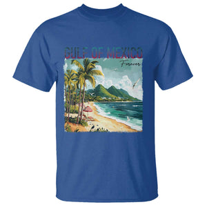 Gulf of Mexico Forever T Shirt Retro Beach TS02 Royal Blue Print Your Wear