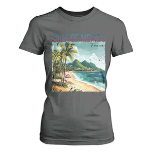 Gulf of Mexico Forever T Shirt For Women Retro Beach TS02 Dark Heather Print Your Wear