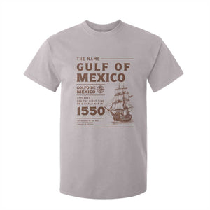 Gulf of Mexico Name Origin 1550 T Shirt For Kid Sailing Ship Retro Vintage TS02 Ice Gray Print Your Wear