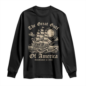The Great Gulf Of USA Long Sleeve Shirt Established in 2025 TS02 Black Print Your Wear