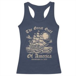 The Great Gulf Of USA Racerback Tank Top Established in 2025 TS02 Navy Print Your Wear