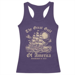 The Great Gulf Of USA Racerback Tank Top Established in 2025 TS02 Purple Print Your Wear