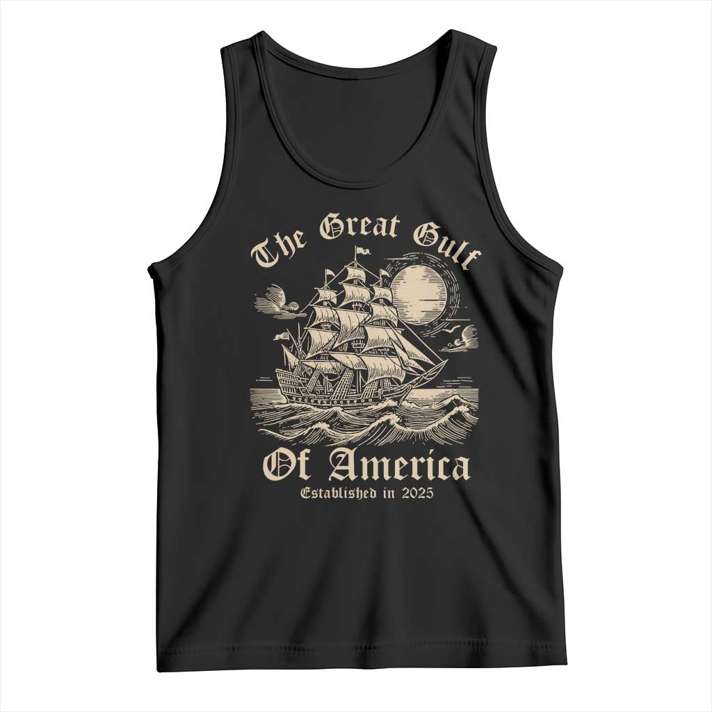 The Great Gulf Of USA Tank Top Established in 2025 TS02 Black Print Your Wear