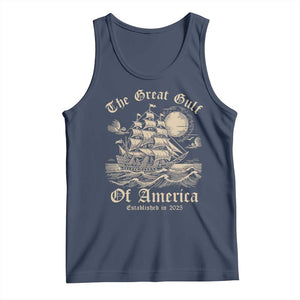 The Great Gulf Of USA Tank Top Established in 2025 TS02 Navy Print Your Wear