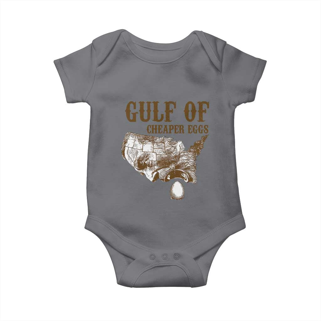 Gulf of Mexico Eggs Baby Onesie TS02 Charcoal Print Your Wear