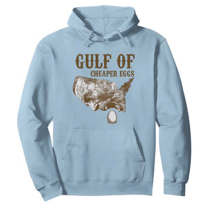 Gulf of Cheaper Eggs Hoodie Gulf of Mexico TS02 Light Blue Print Your Wear
