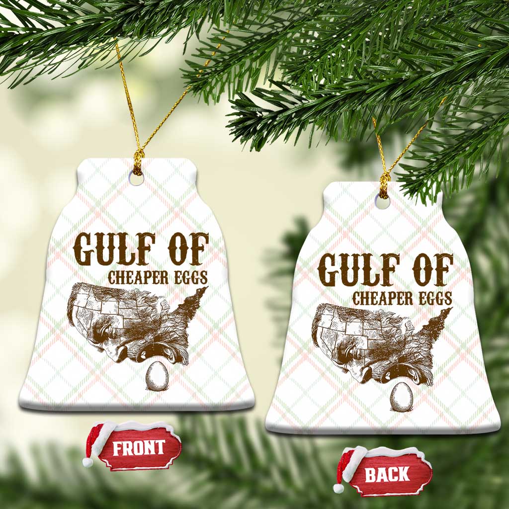 Gulf of Cheaper Eggs Ceramic Ornament Gulf of Mexico TS02 Print Your Wear