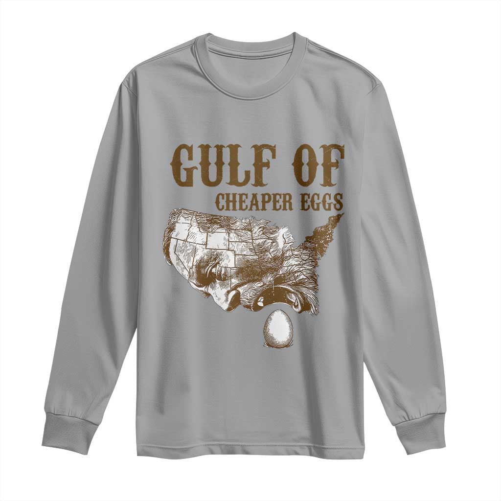Gulf of Mexico Eggs Long Sleeve Shirt TS02 Sport Gray Print Your Wear