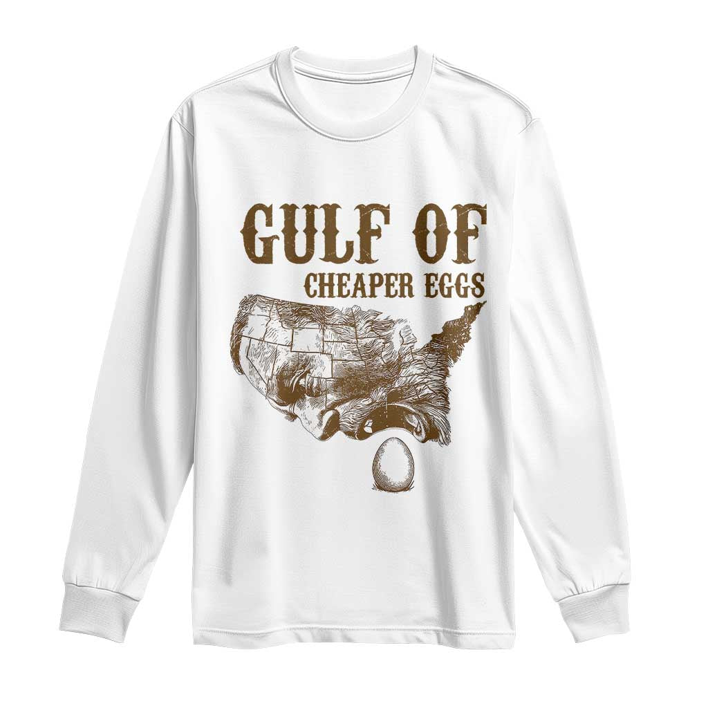 Gulf of Mexico Eggs Long Sleeve Shirt TS02 White Print Your Wear